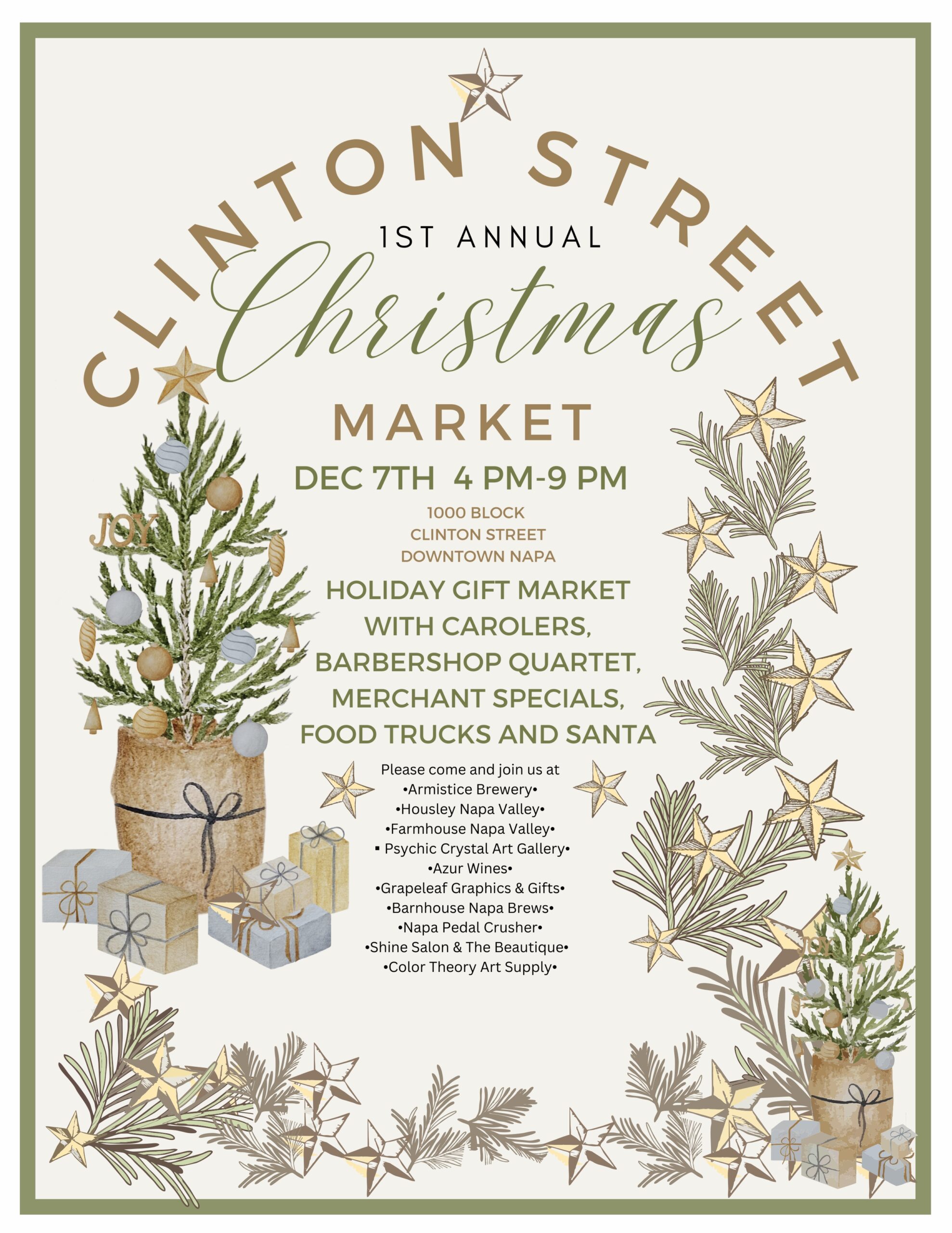 Going to napa ca for christmas