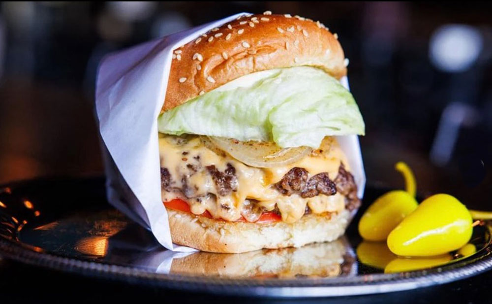 The Royal smash burger at Butter's Burger in Napa